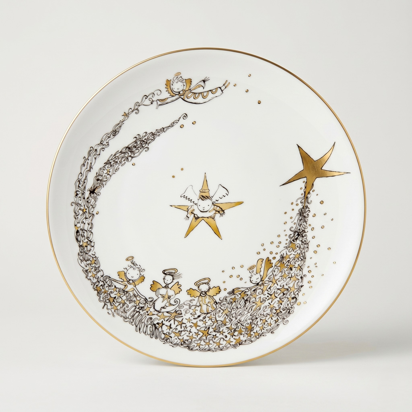 Prato Marcador Vista Alegre Chasing Stars – Porcelana