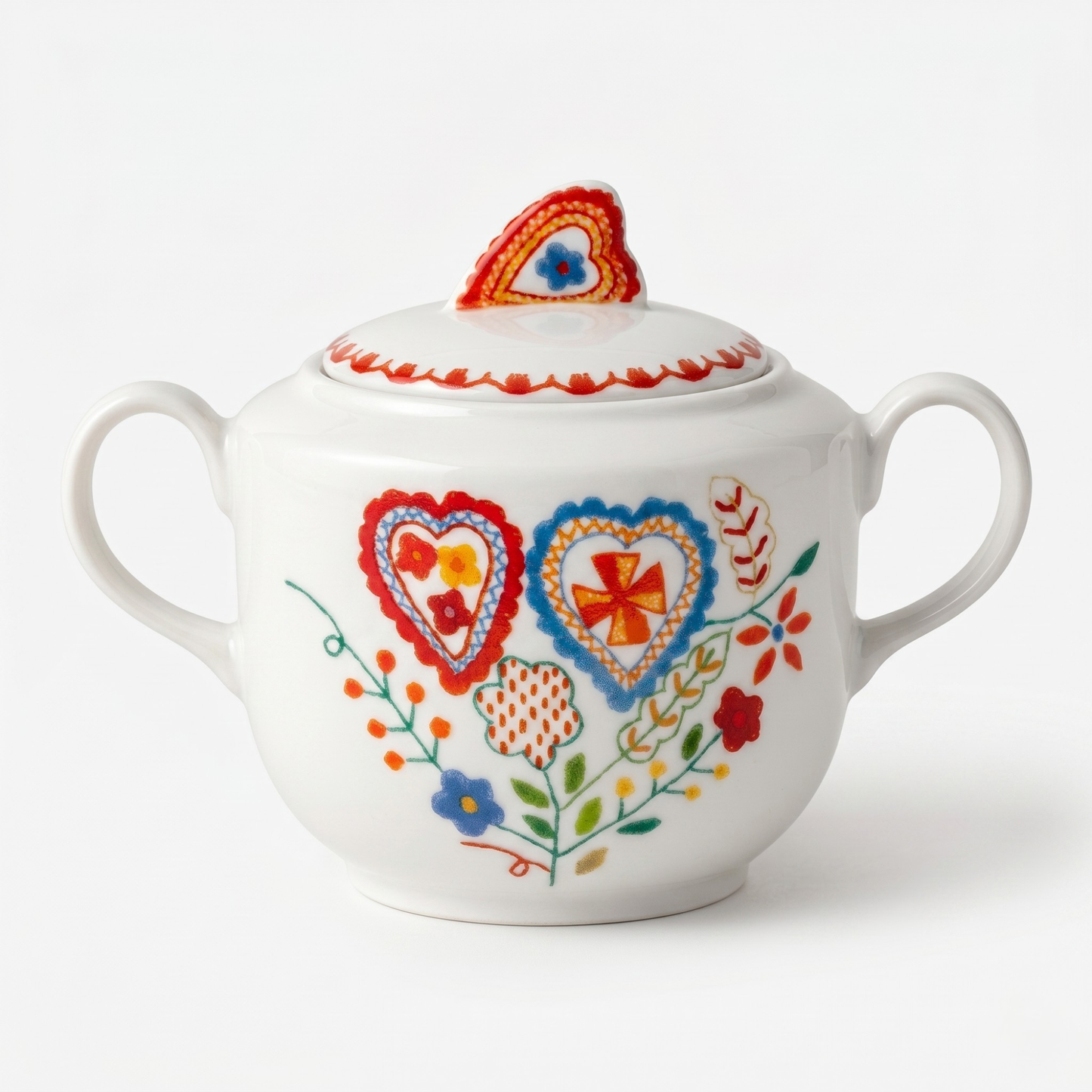 Açucareiro Vista Alegre Vila Verde – Porcelana