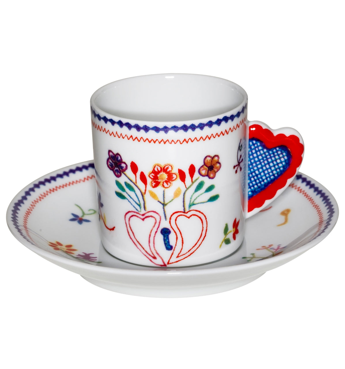 Chávena de Café e Pires Vista Alegre Vila Verde – Porcelana
