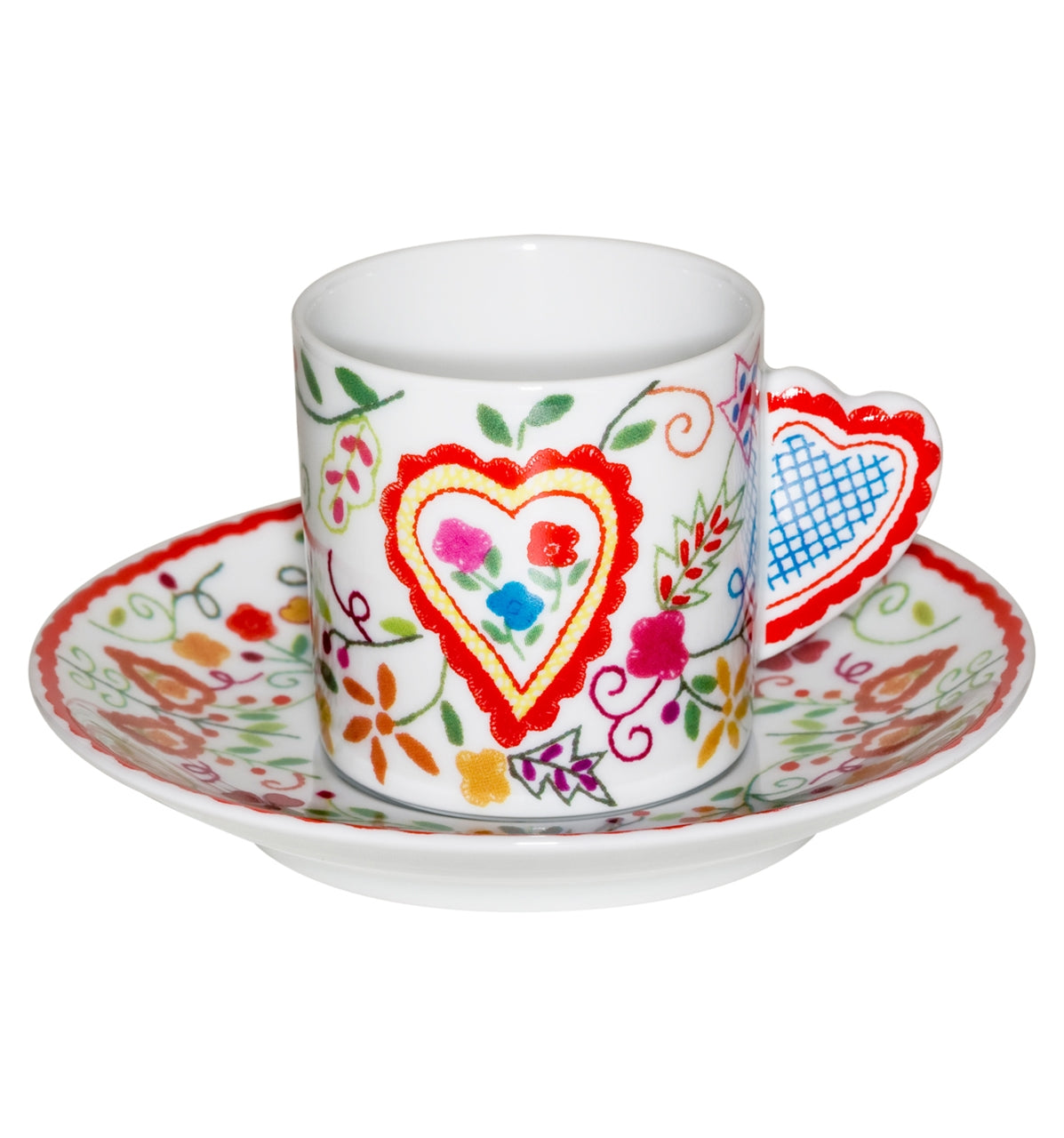 Chávena de Café e Pires Vista Alegre Vila Verde – Porcelana