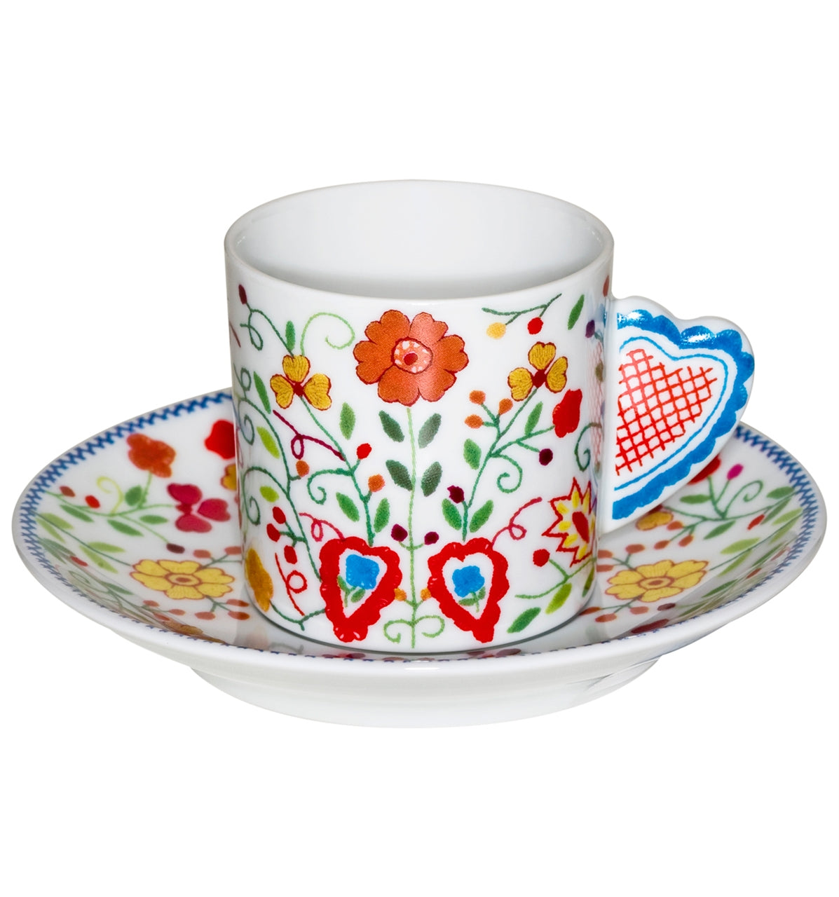 Chávena de Café e Pires Vista Alegre Vila Verde – Porcelana