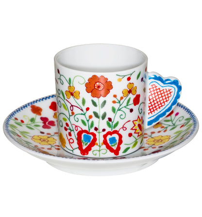 Chávena de Café e Pires Vista Alegre Vila Verde – Porcelana