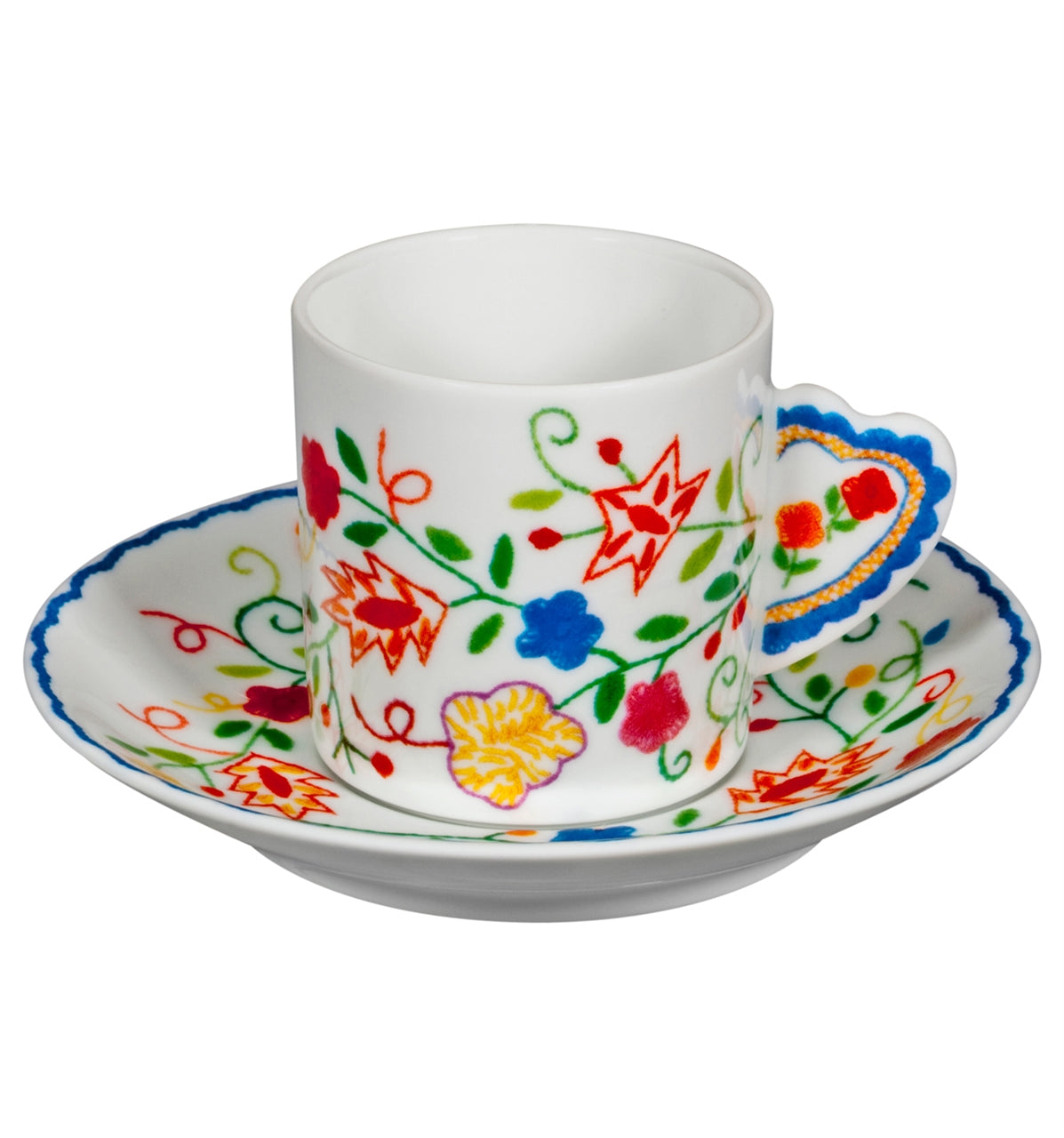 Chávena de Café e Pires Vista Alegre Vila Verde – Porcelana