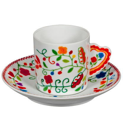Chávena de Café e Pires Vista Alegre Vila Verde – Porcelana