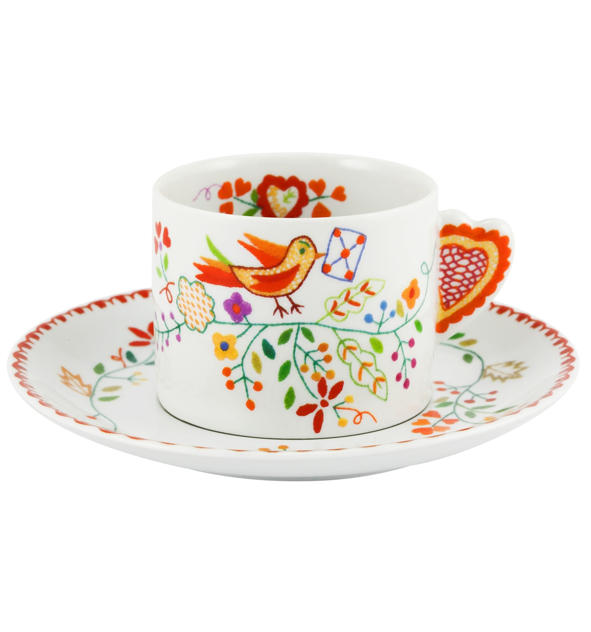 Chávena de Chá e Pires Vista Alegre Vila Verde – Porcelana