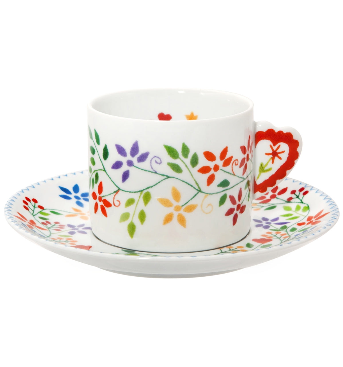 Chávena de Chá e Pires Vista Alegre Vila Verde – Porcelana