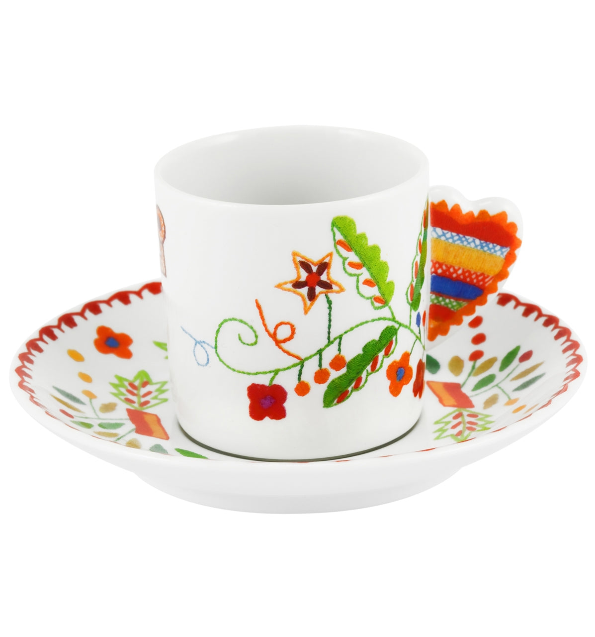 Chávena de Café e Pires Vista Alegre Vila Verde – Porcelana