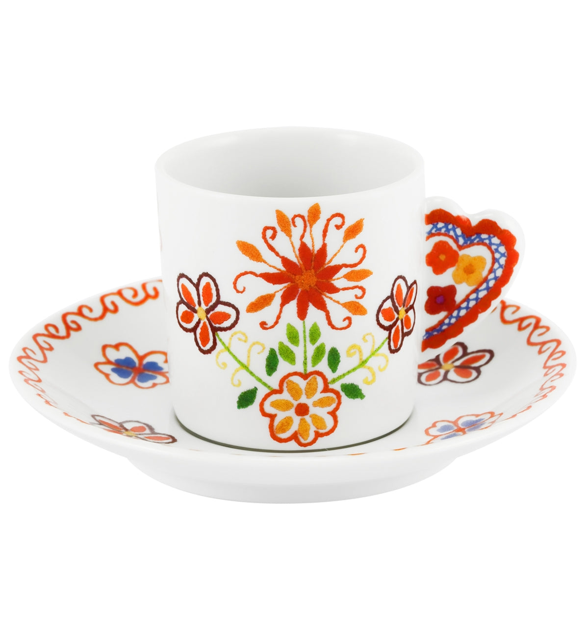 Chávena de Café e Pires Vista Alegre Vila Verde – Porcelana