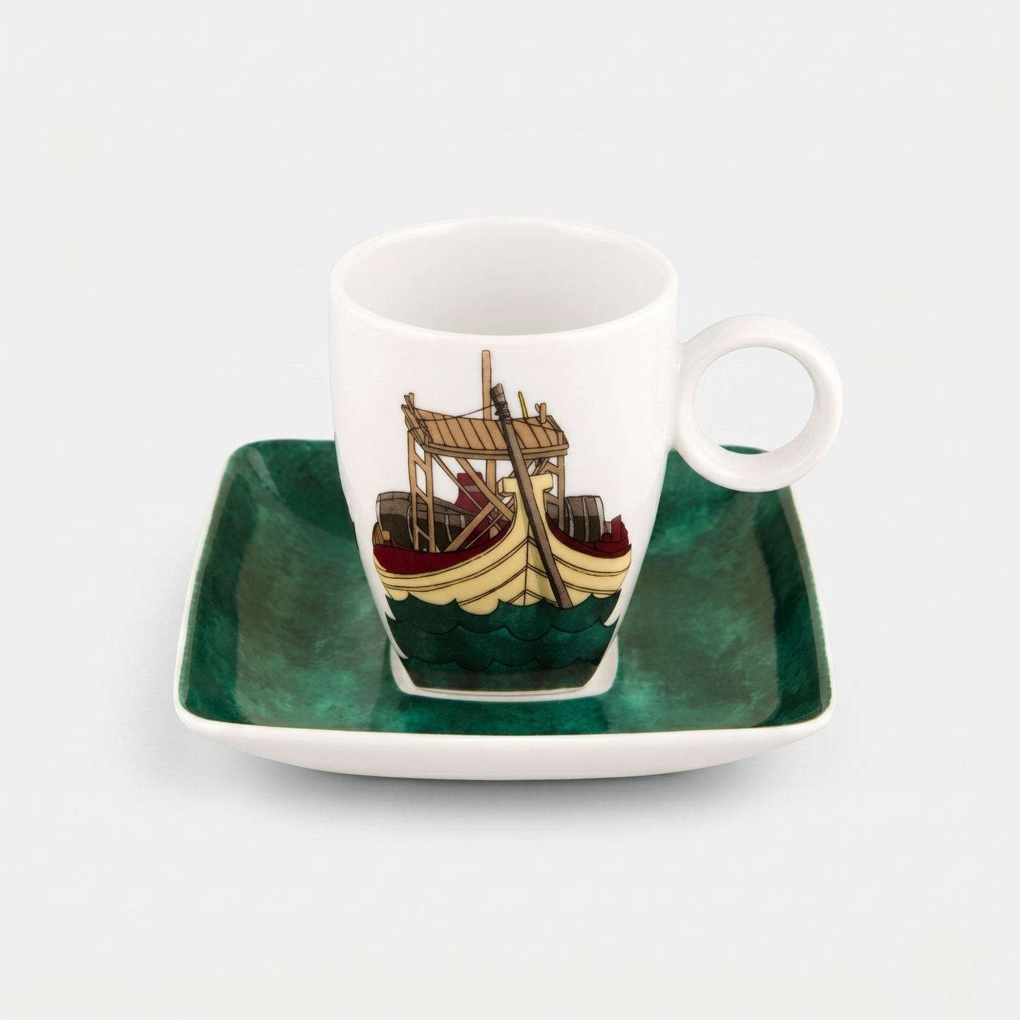 Chávena de Café e Pires Vista Alegre Alma do Porto – Porcelana