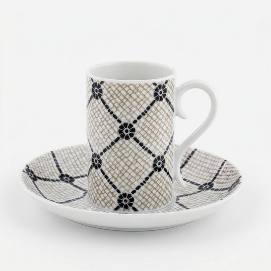 Conjunto 4 Chávenas de Café Vista Alegre Calçada Portuguesa – Porcelana
