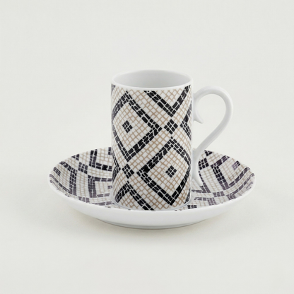 Conjunto 4 Chávenas de Café Vista Alegre Calçada Portuguesa – Porcelana