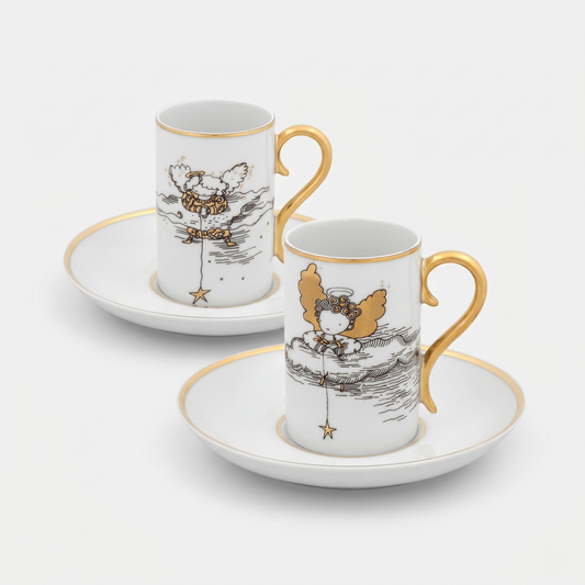Conjunto 2 Chávenas de Café Vista Alegre Chasing Stars – Porcelana