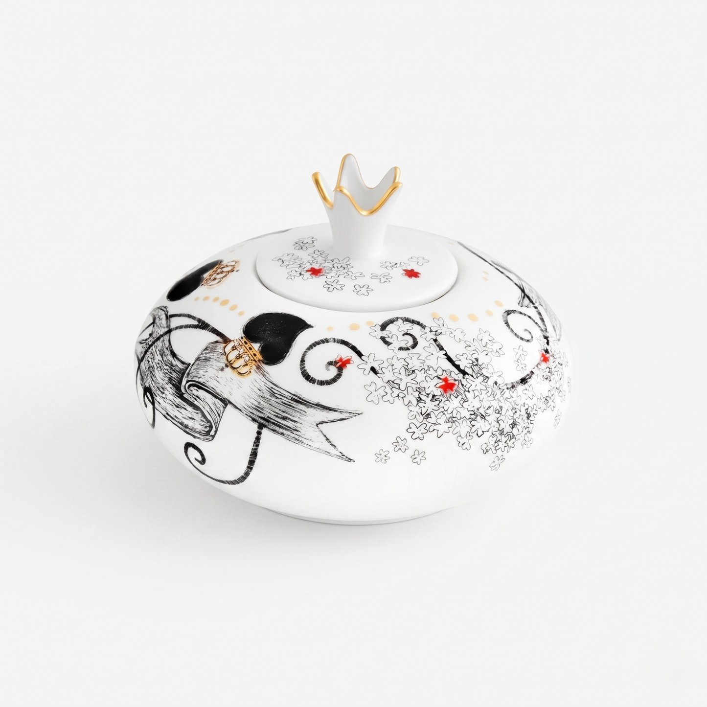 Açucareiro Vista Alegre Rainhas de Portugal – Porcelana