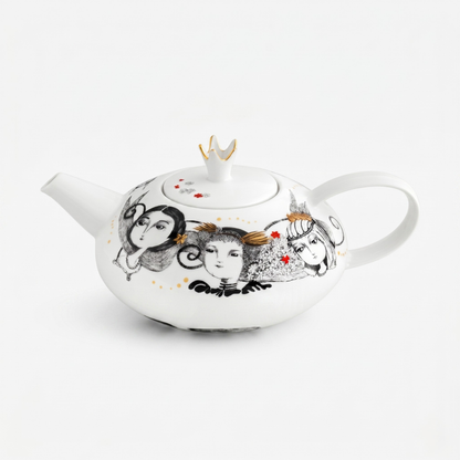 Bule Vista Alegre Rainhas de Portugal – Porcelana
