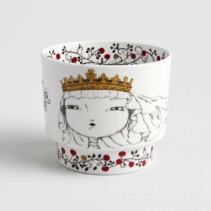 Cachepot Vista Alegre Rainhas de Portugal – Rainha Santa Isabel
