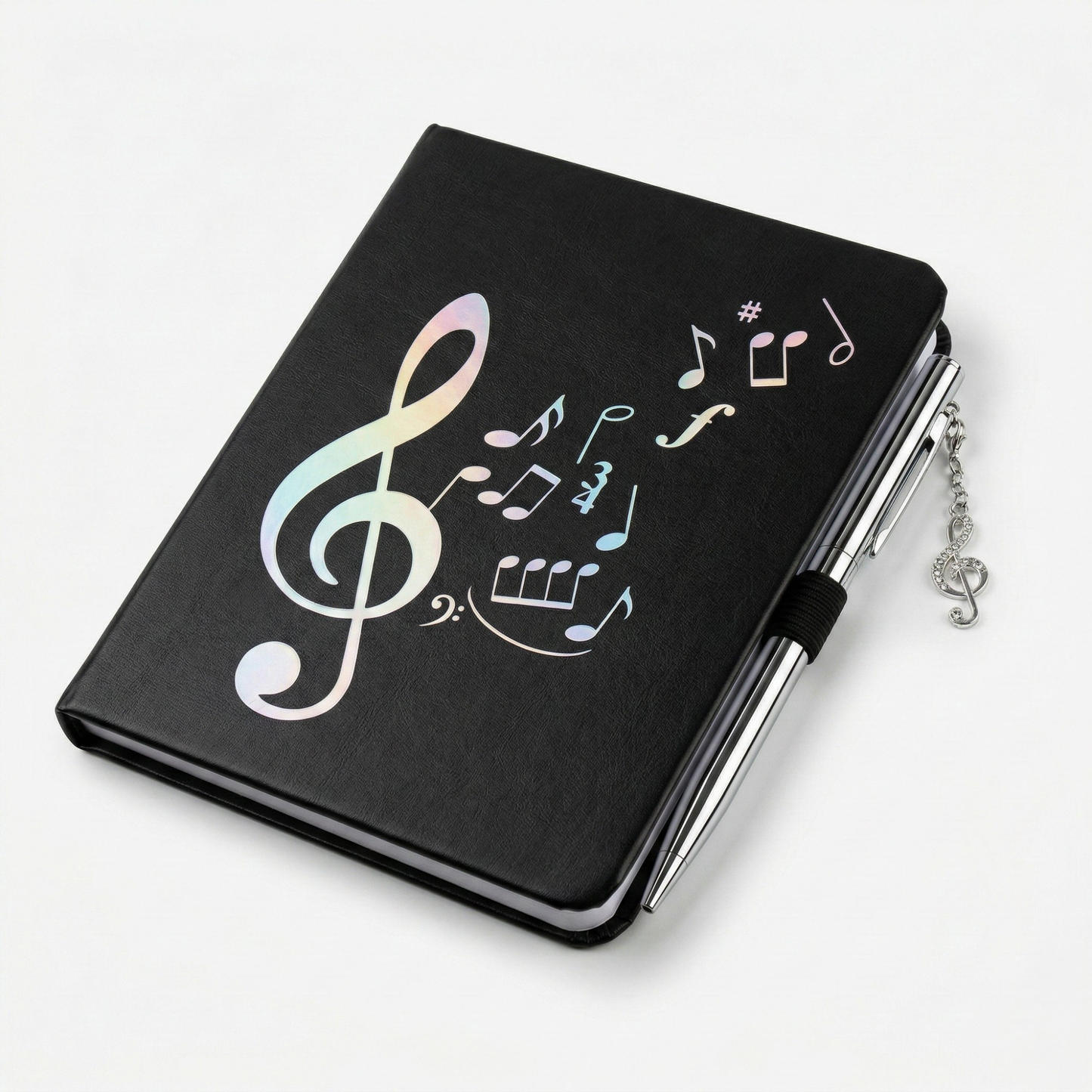 Musical Notebook & Pen Set – Notes Design