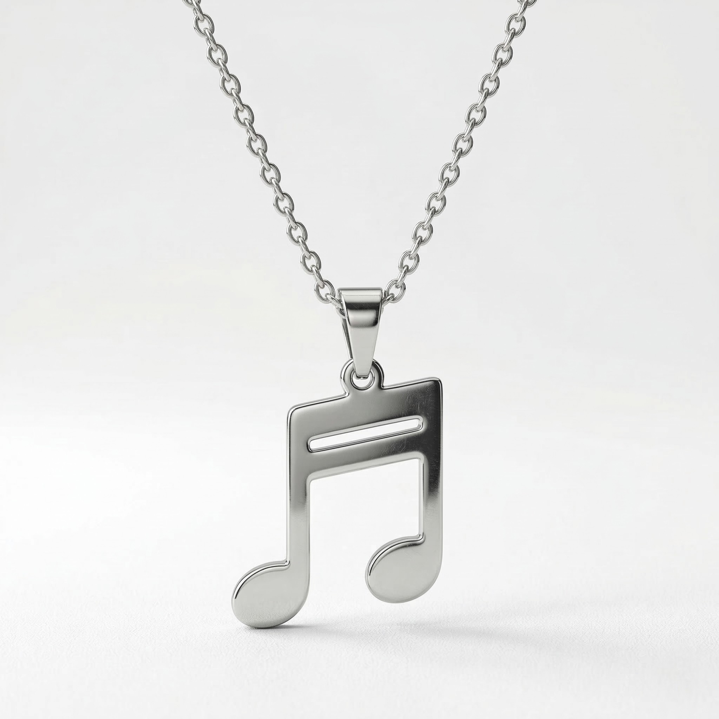 Treble Clef Necklace – Stainless Steel