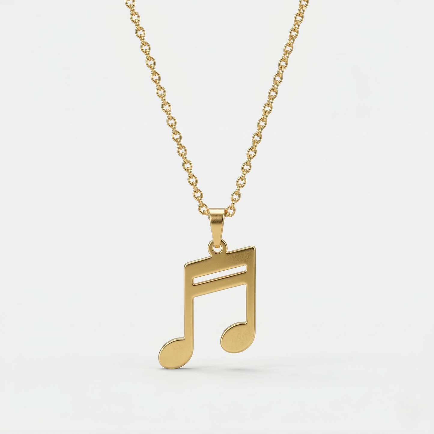 Treble Clef Necklace – Stainless Steel