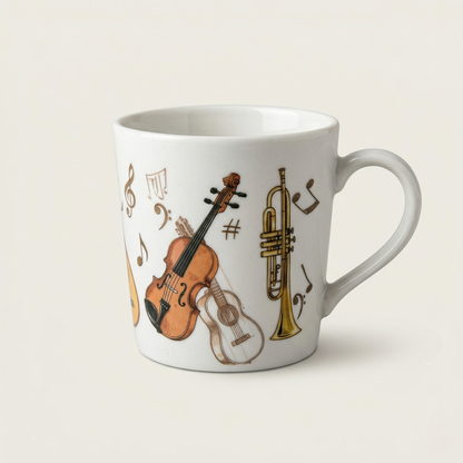 Musical Espresso Cup Set – Porcelain, Instrument Design