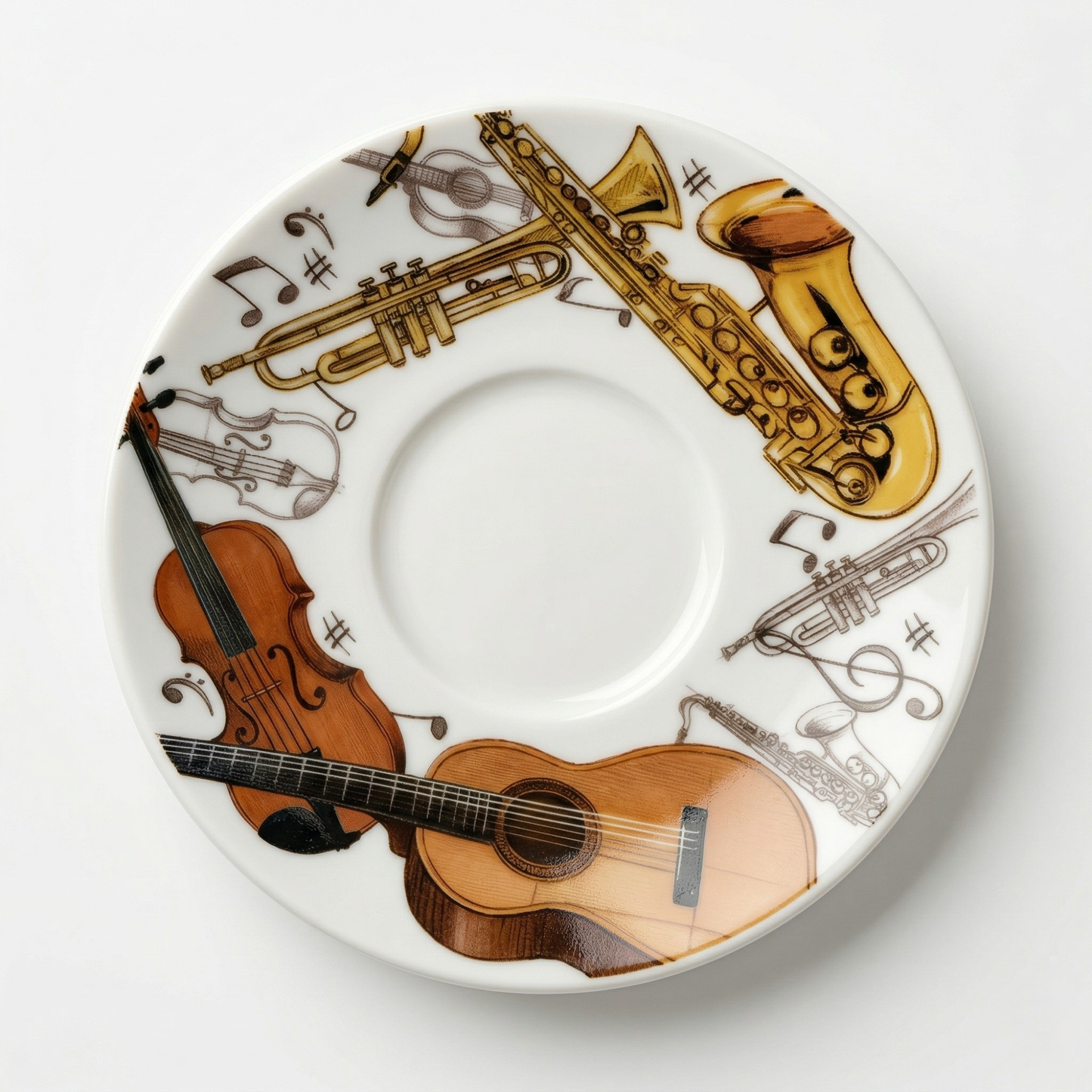 Musical Espresso Cup Set – Porcelain, Instrument Design