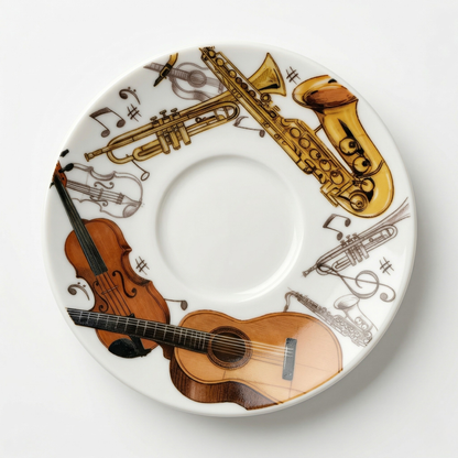 Musical Espresso Cup Set – Porcelain, Instrument Design