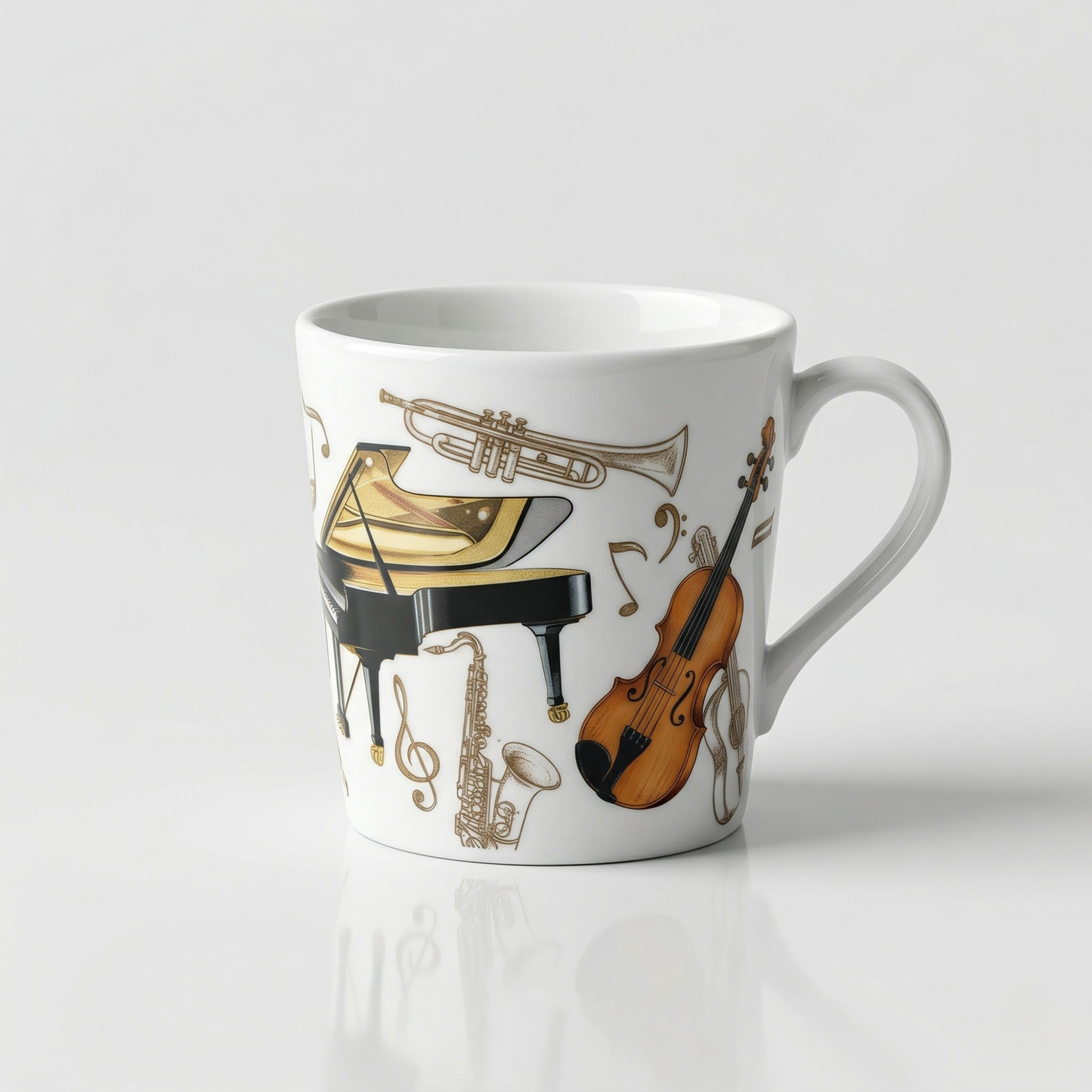 Musical Espresso Cup Set – Porcelain, Instrument Design