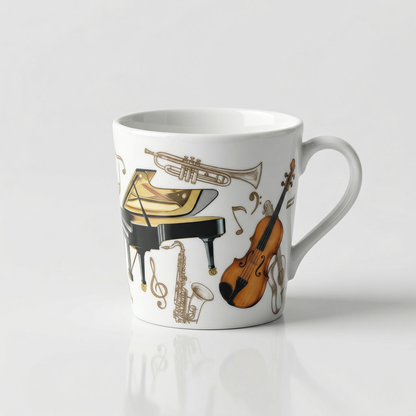 Musical Espresso Cup Set – Porcelain, Instrument Design