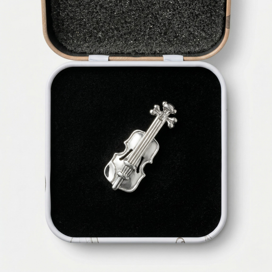 Pin Violino com Caixa Premium
