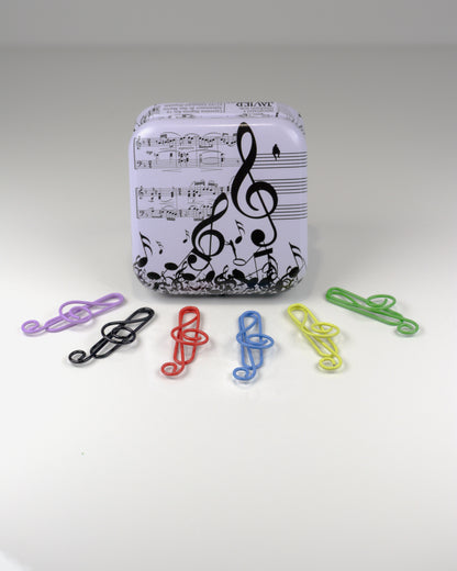 Clipes em Forma de Clave de Sol