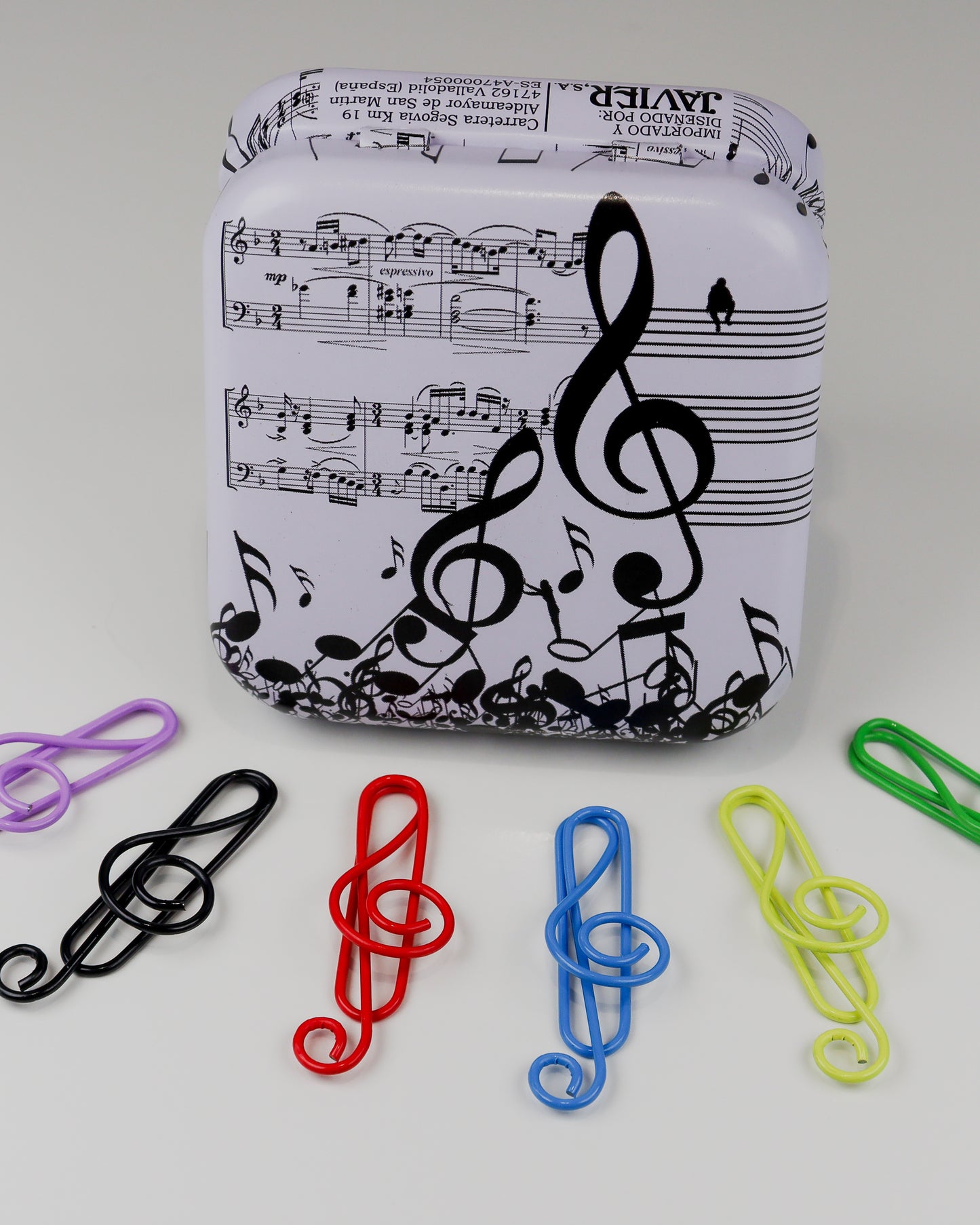 Clipes em Forma de Clave de Sol