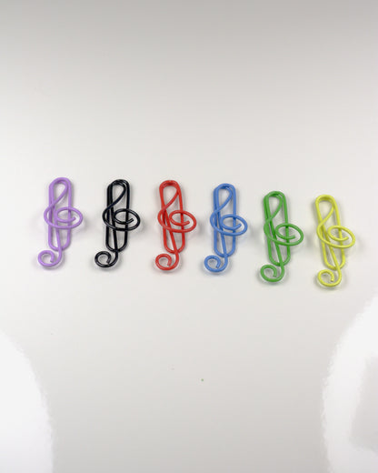 Clipes em Forma de Clave de Sol