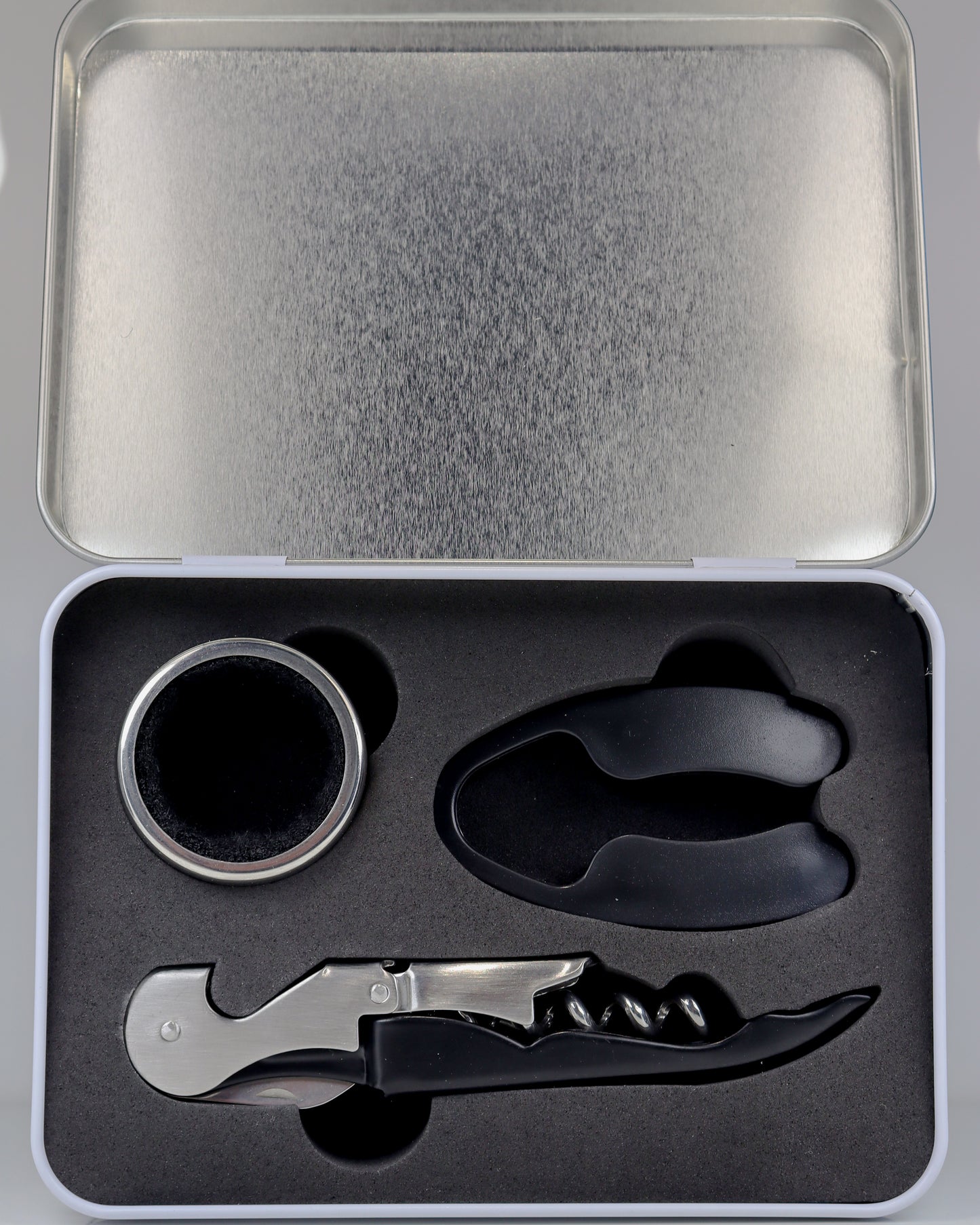 Conjunto de Acessórios de Vinho com Caixa Musical