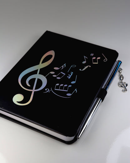 Caderno Musical com Caneta