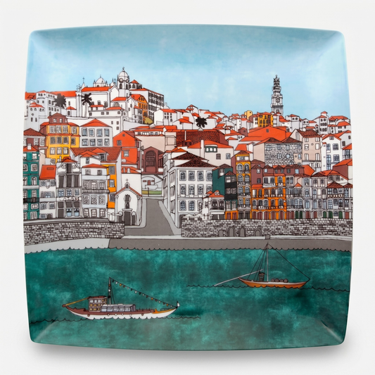 Prato Marcador Vista Alegre Alma do Porto – Porcelana