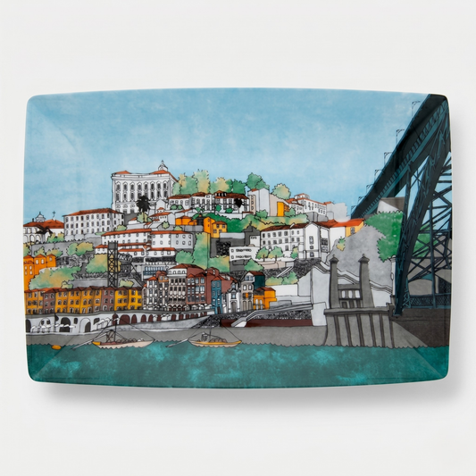 Prato Retangular Vista Alegre Alma do Porto – Porcelana