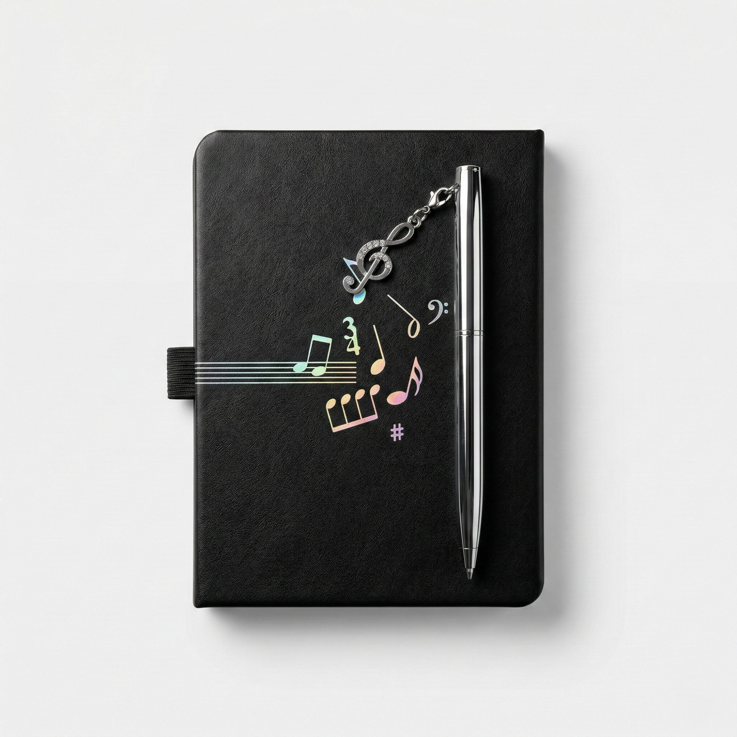 Musical Notebook & Pen Set – Notes Design