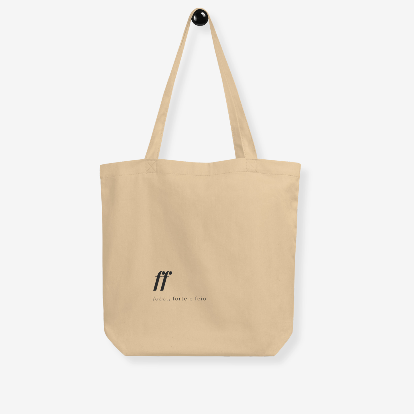 Fortissimo Tote Bag – Organic Cotton, Music Design